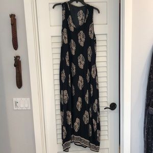 Zanzea Navy Printed Dress